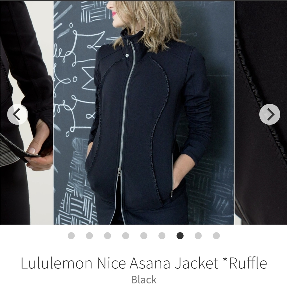 Lululemon Nice Asana Jacket *Ruffle - Picture 5 of 5